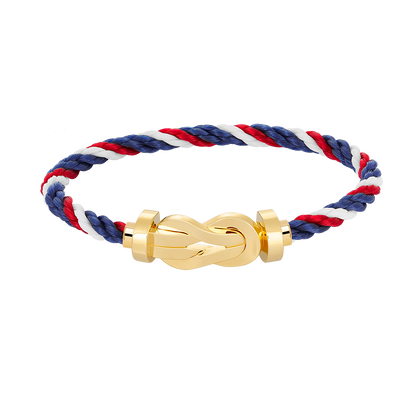 [Azure Tears]LARGE 8-FIGURE BUCKLE BRACELET - GOLD