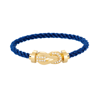 [Azure Tears]GROßES ACHTSTELLIGES SCHNALLE HALBER DIAMANT ARMREIF - GOLD