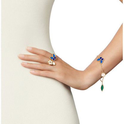 [Azure Tears]FRÜHLINGSZAUBER SCHMETTERLINGS- & BLUMEN-CHARM-ARMBAND