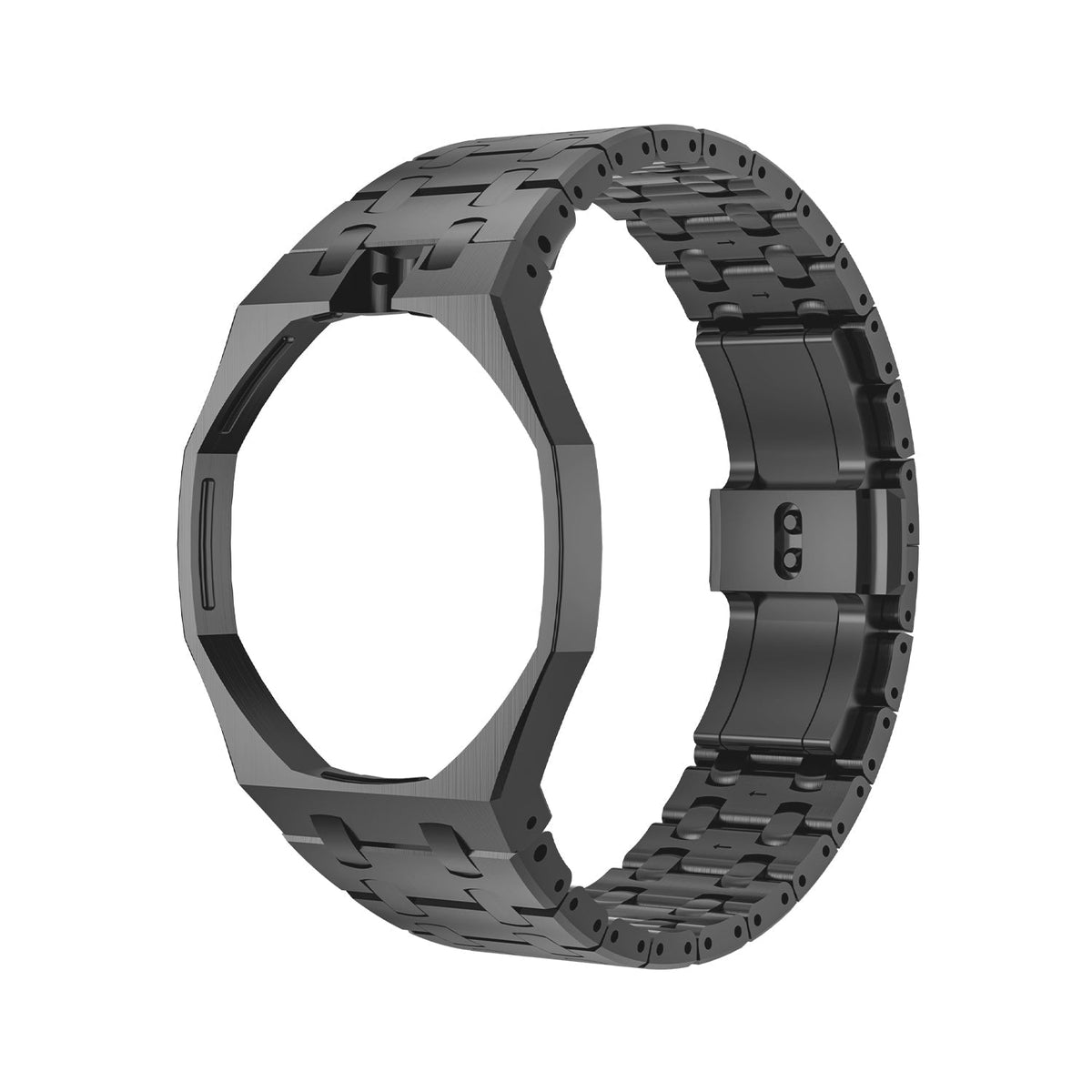[Azure Tears]OAK POP SCHWARZES STAHLGEHÄUSE & SILIKONARMBAND