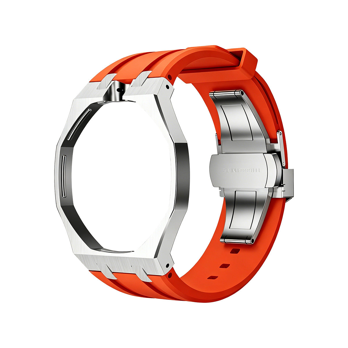 [Azure Tears]EICHENPOLLER ORANGEROT STAHL SILIKONARMBAND