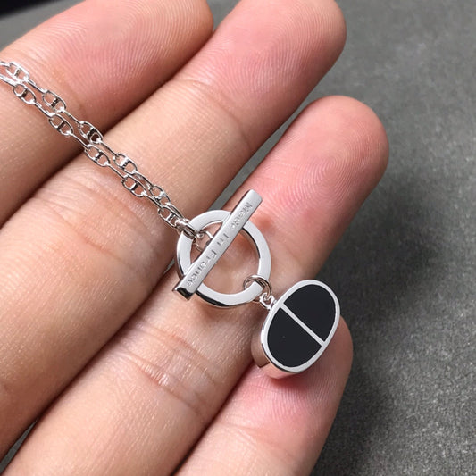 [Azure Tears]CHAINE VERSO BLACK CERAMIC HALSKETTE