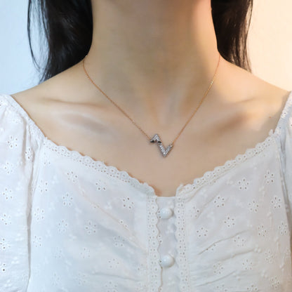 [アズールティアーズ]VOLT SILVER DIAMOND PEDANT NECKLACE