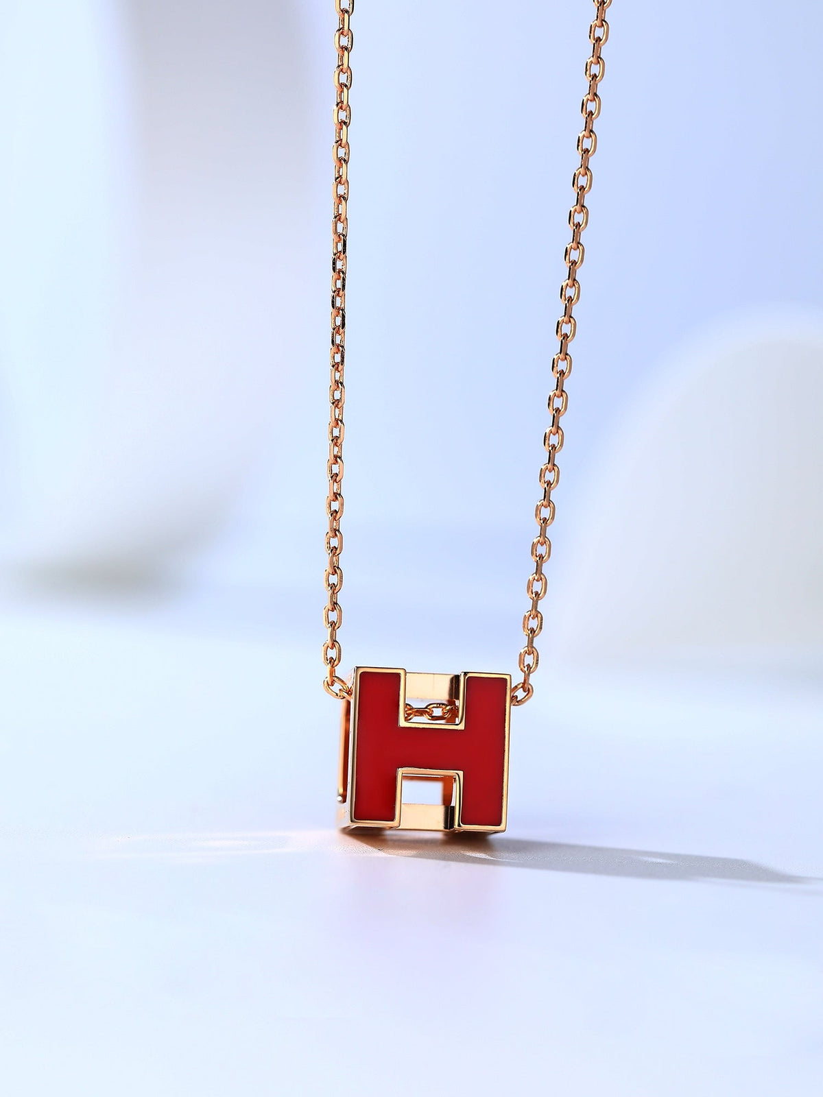 [Azure Tears]H CAGE ROSEGOLD KETTE