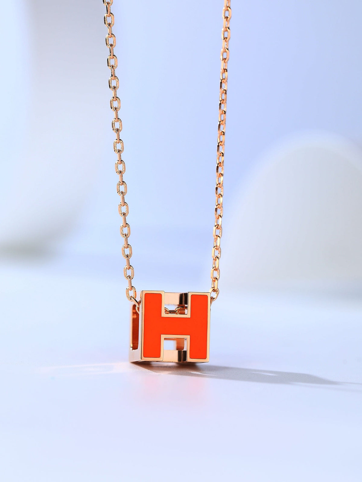 [Azure Tears]H CAGE ROSEGOLD KETTE
