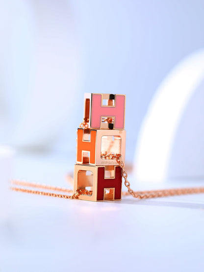 [Azure Tears]H CAGE ROSEGOLD KETTE