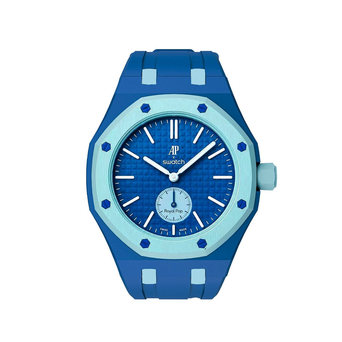 [Azure Tears]Royal Oak Pop Exclusive Bioceramic Case & Silicone Strap Mix Color