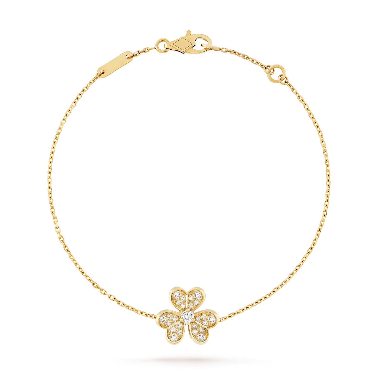 [Azure Tears]LUMINOUS BLOSSOM SINGLE-MOTIF CHARM BRACELET