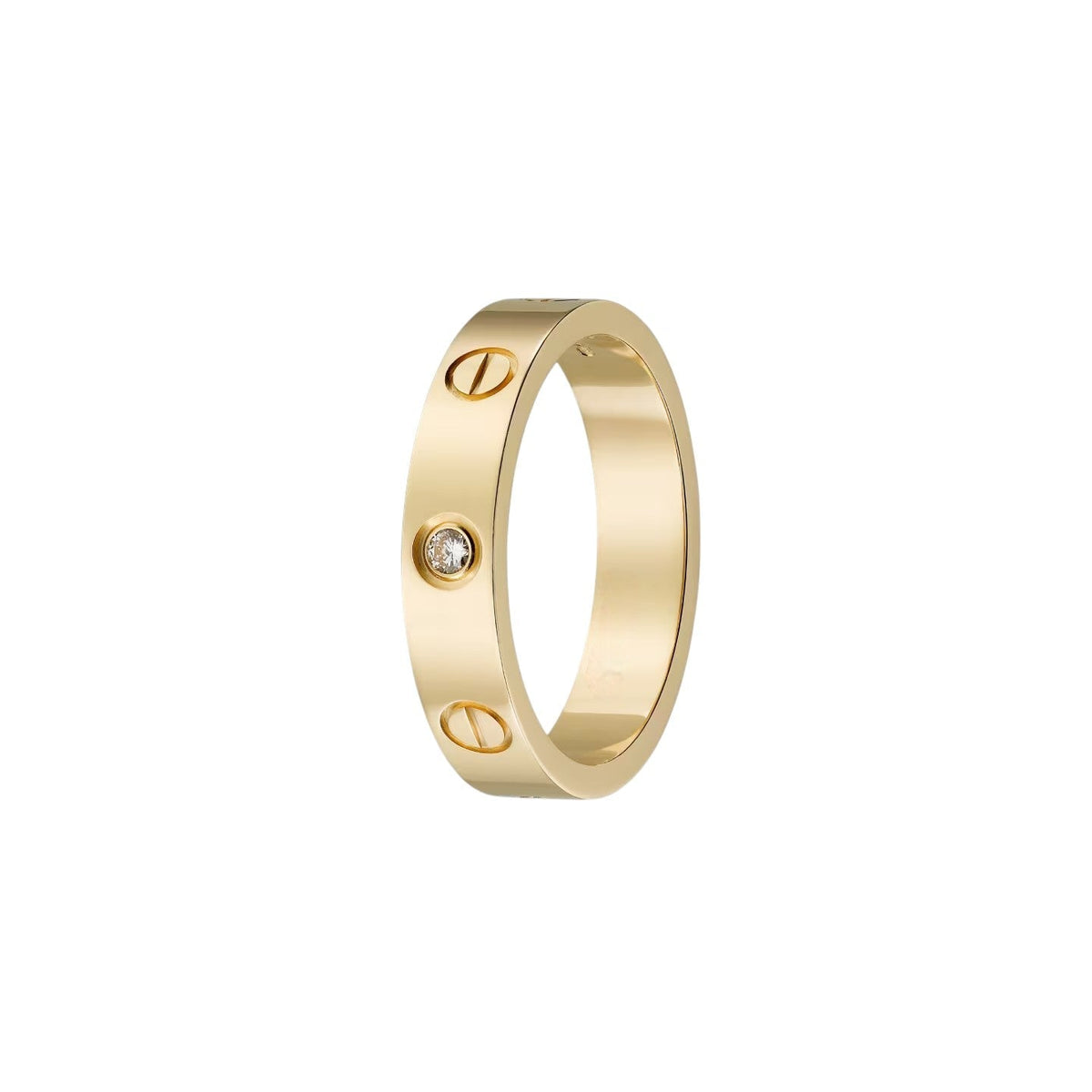 [Azure Tears]LOVE 4MM 1 DIAMOND RING
