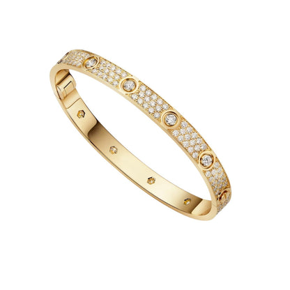 [Azure Tears]CLASSIC 6.1MM LOVE BANGLE - 10ダイヤモンド フルパヴェ