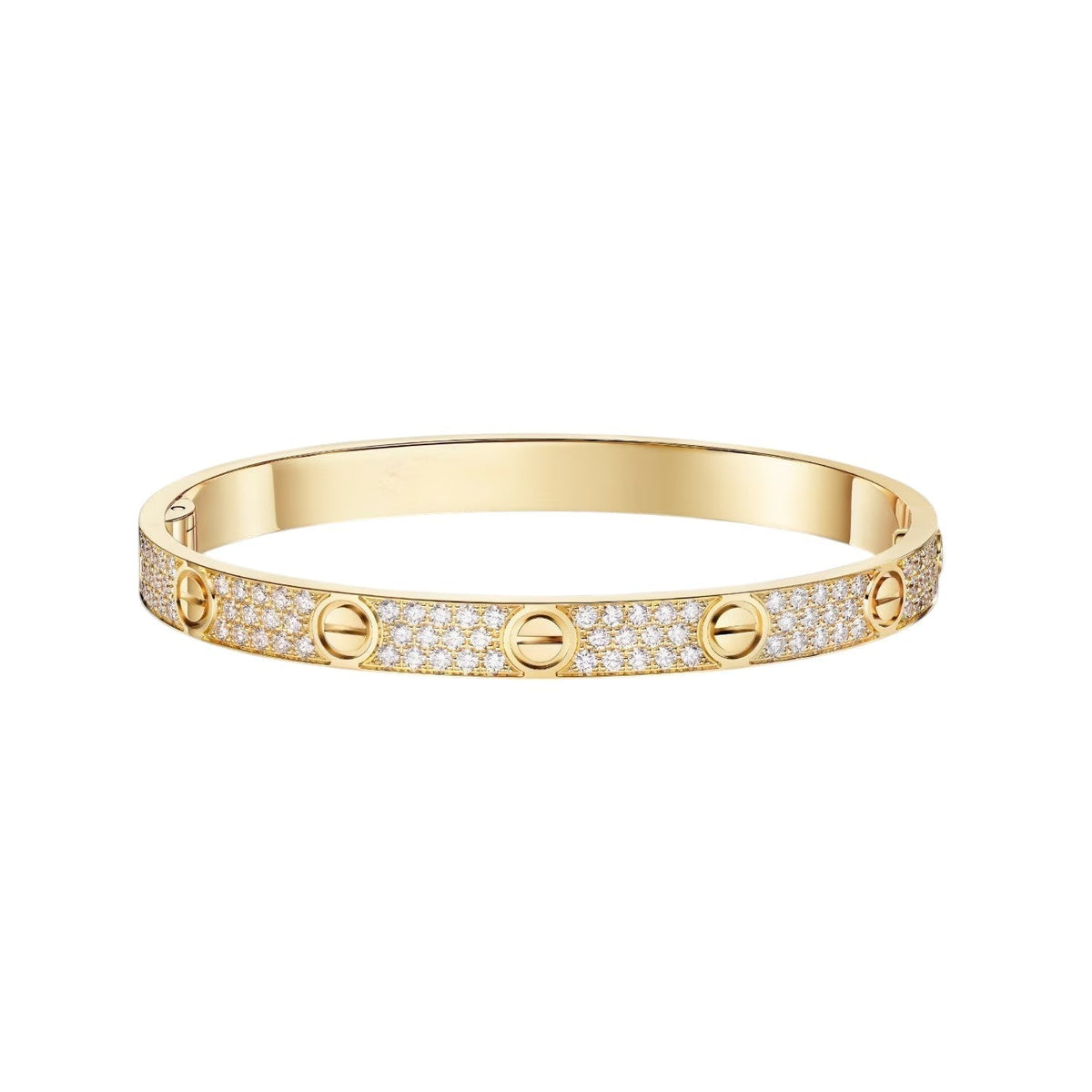 [Azure Tears]CLASSIC 6.1MM LOVE BANGLE - FULL PAVÉ