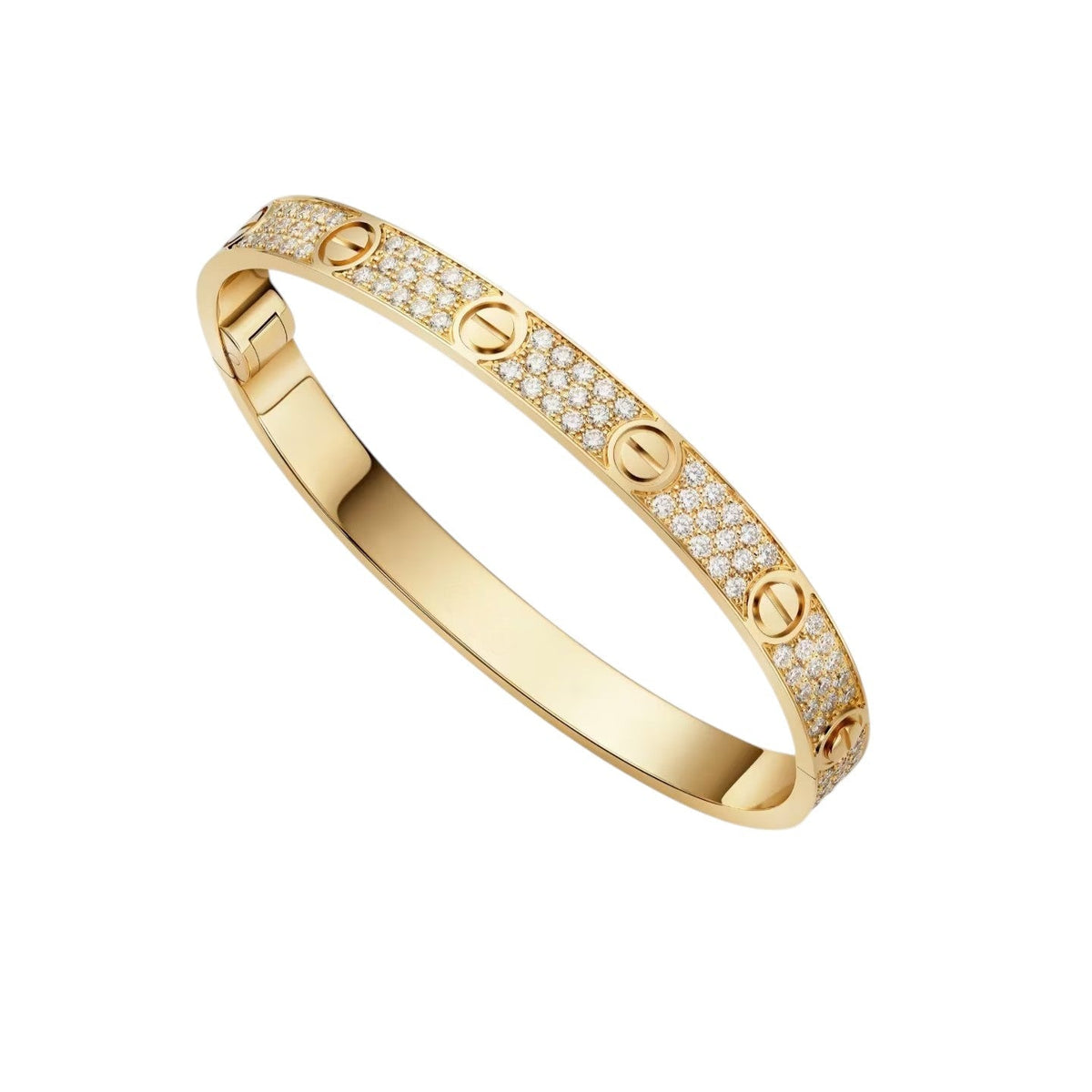 [Azure Tears]CLASSIC 6.1MM LOVE BANGLE - FULL PAVÉ