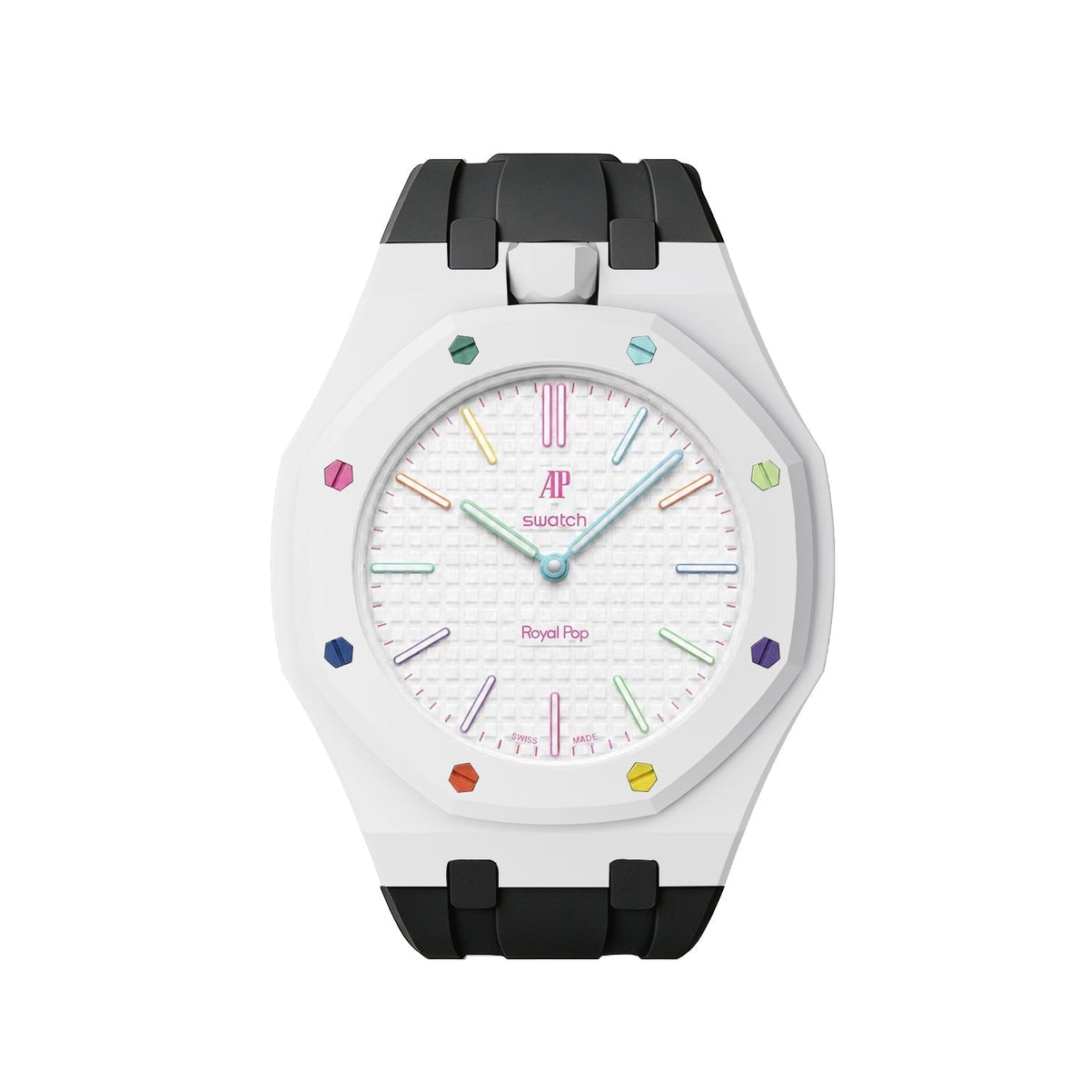 [Azure Tears]Royal Oak Pop Exclusive Bioceramic Case & Silicone Strap Mix Color