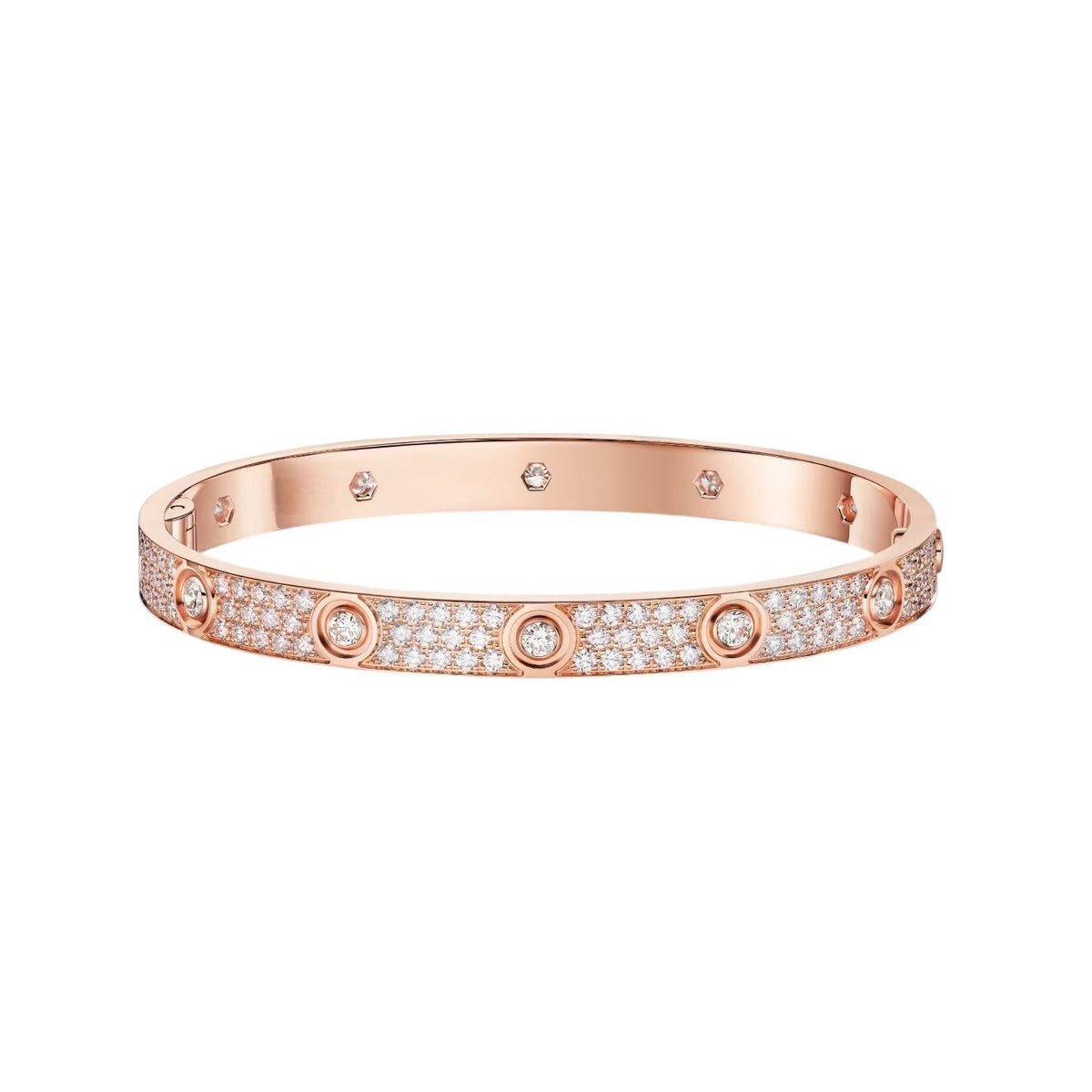[Azure Tears]CLASSIC 6.1MM LOVE BANGLE - 10ダイヤモンド フルパヴェ