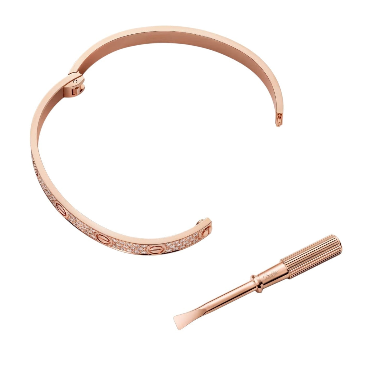 [Azure Tears]CLASSIC 6.1MM LOVE BANGLE - FULL PAVÉ