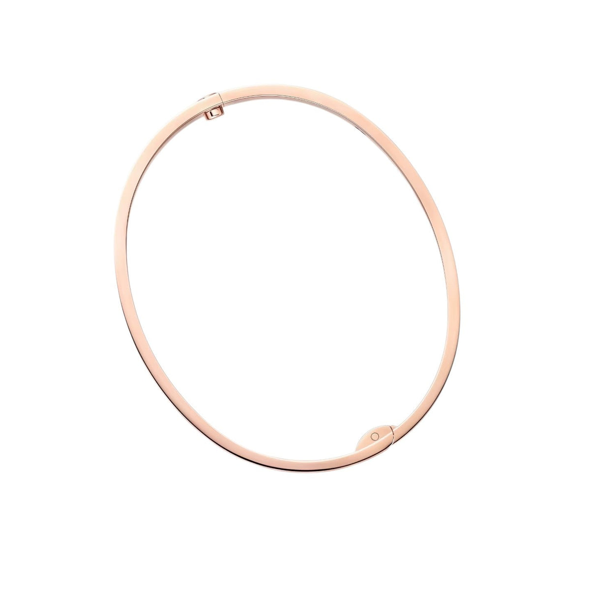 [Azure Tears]CLASSIC 6.1MM LOVE SINGLE-SCREW CLOSURE BANGLE - 4-DIAMOND