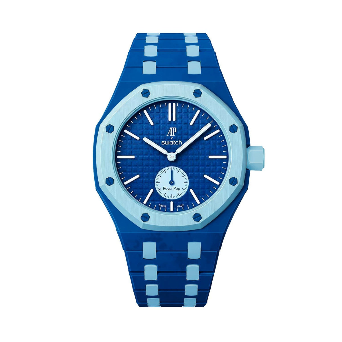 [Azure Tears]Royal Oak Pop Exklusiv Biokeramik Gehäuse & Biokeramik Armband Farbmischung