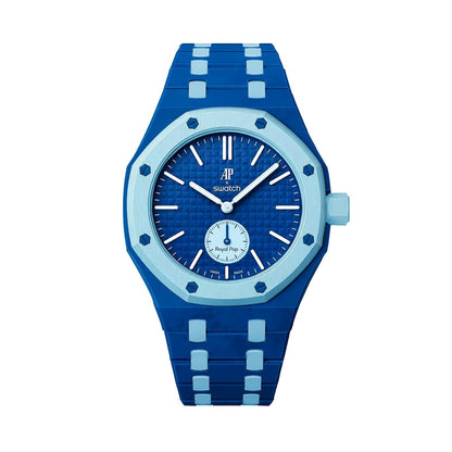 [Azure Tears]Royal Oak Pop Exklusiv Biokeramik Gehäuse & Biokeramik Armband Farbmischung