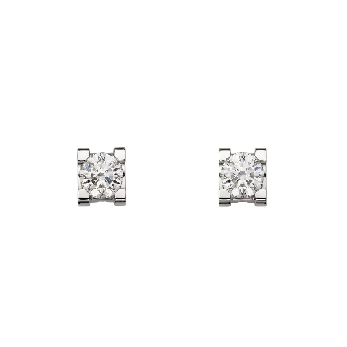 [Azure Tears]C DE DIAMOND STUD EARRINGS
