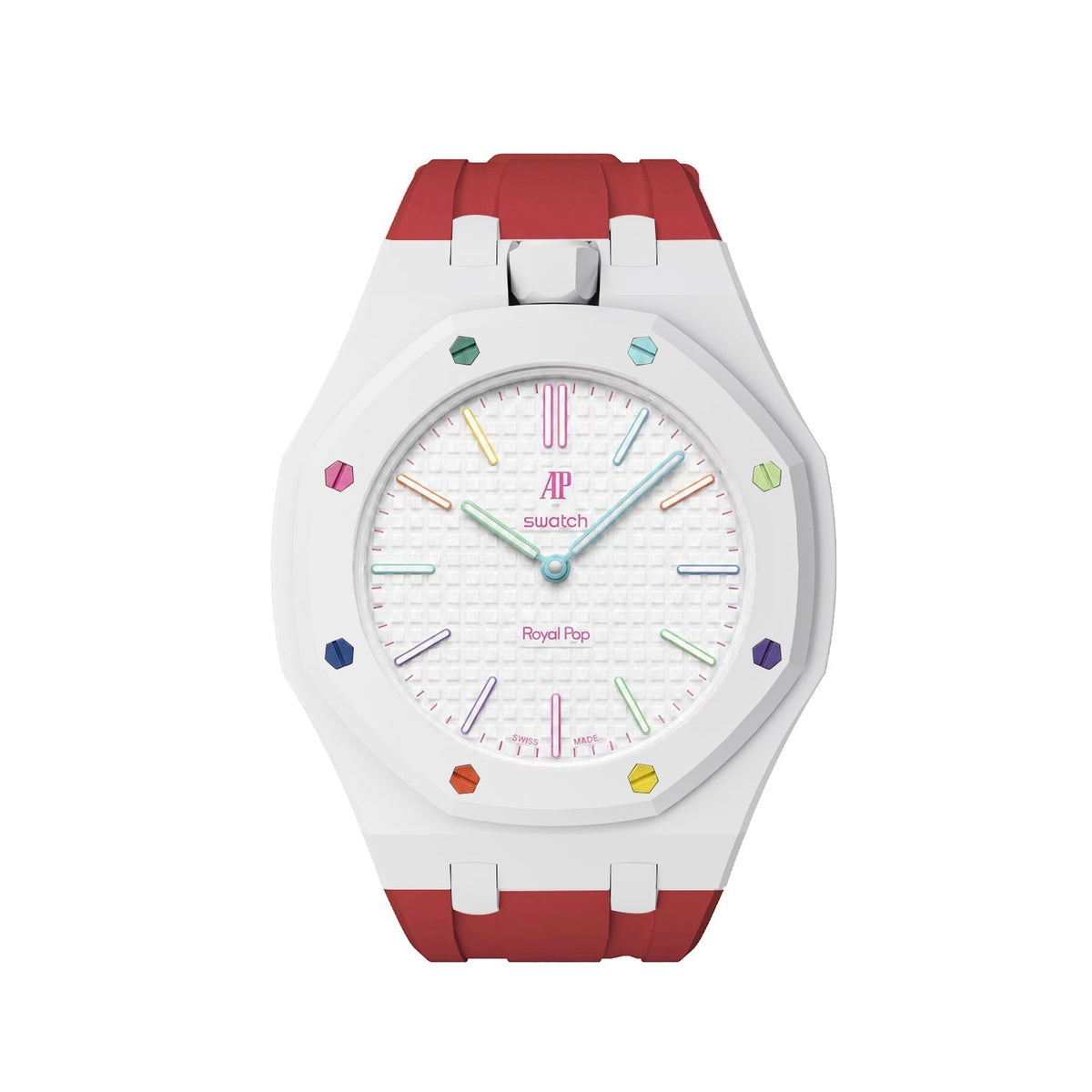 [Azure Tears]Royal Oak Pop Exclusive Bioceramic Case & Silicone Strap Mix Color