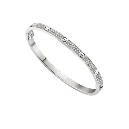 [Azure Tears]KLASSISCHER 3,65-MM-LIEBESARMBREIFEN VOLL PAVE