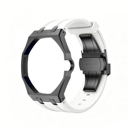 [Azure Tears]OAK POP SCHWARZES STAHLGEHÄUSE & SILIKONARMBAND
