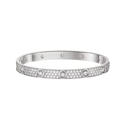 [Azure Tears]CLASSIC 6.1MM LOVE BANGLE - 10ダイヤモンド フルパヴェ