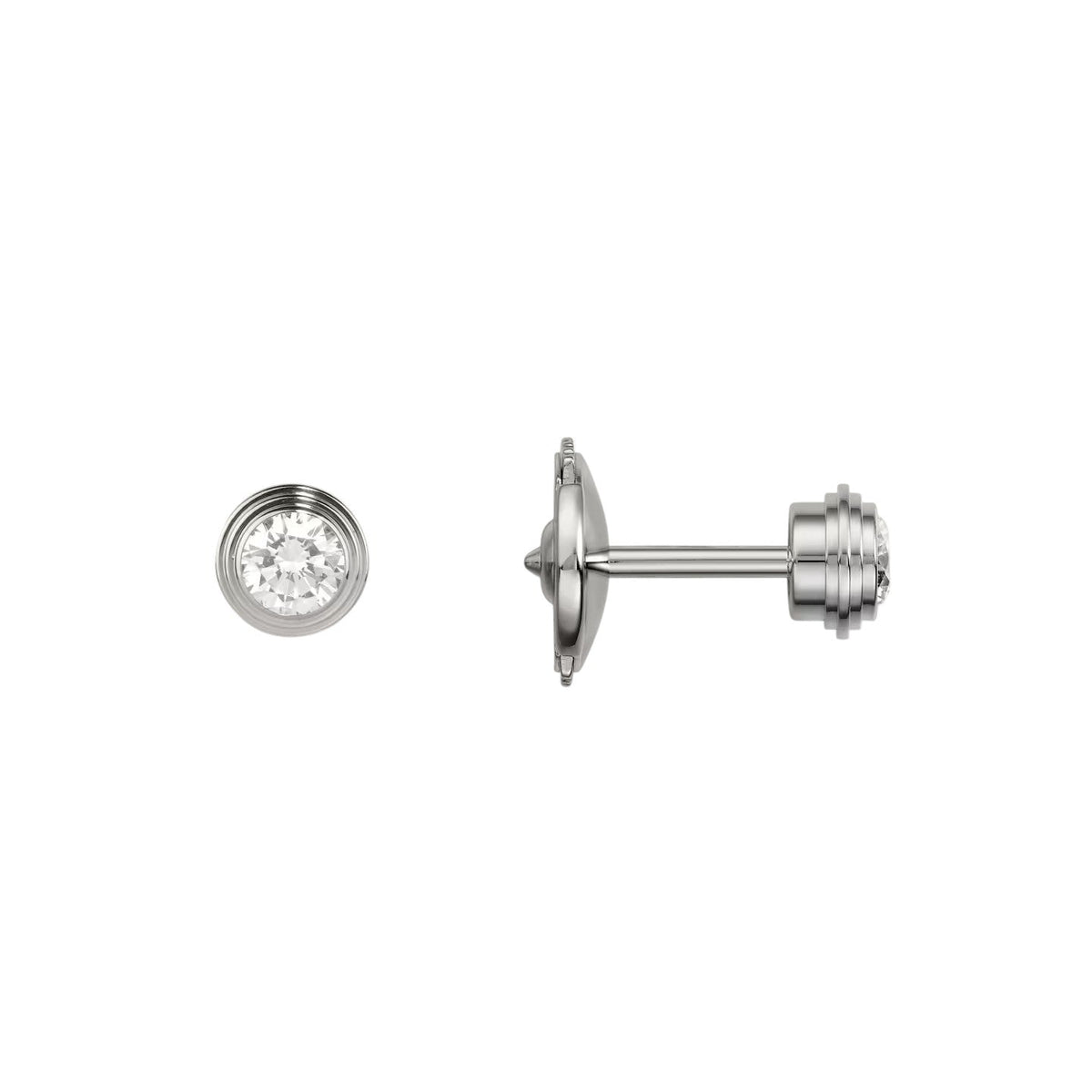 [Azure Tears]D'AMOUR 5MM DIAMOND STUD EARRINGS