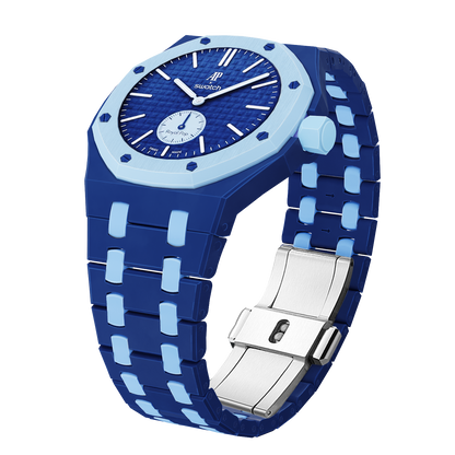 [Azure Tears]Royal Oak Pop Exklusiv Biokeramik Gehäuse & Biokeramik Armband Farbmischung