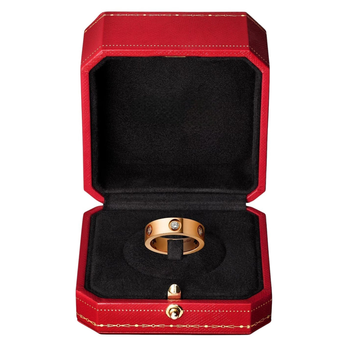 [Azure Tears]LOVE 5.5MM 6 DIAMONDS RING