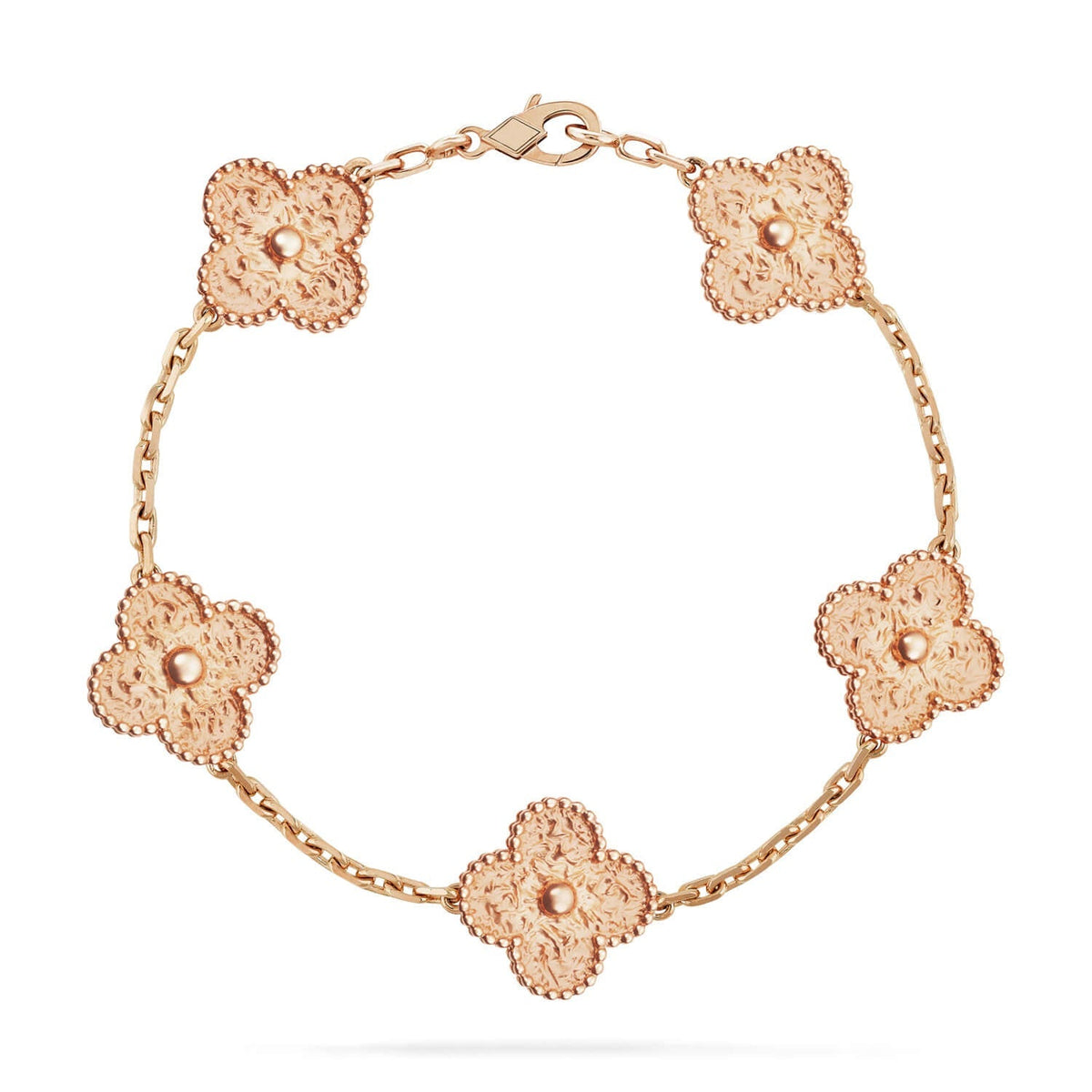 [Azure Tears]LUCKY CLOVER 5-MOTIV-ARMBAND - BRONZIERUNG