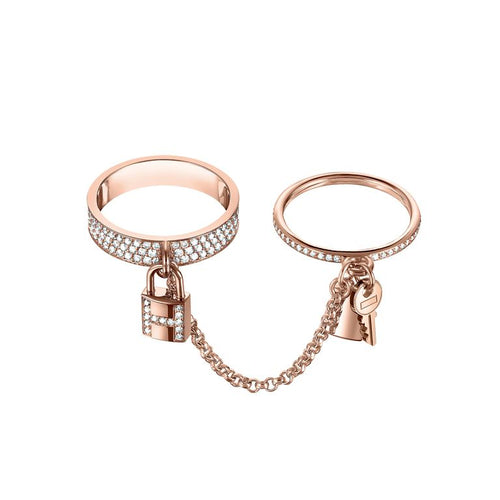 [Azure Tears] HM KELLY GLÖCKCHEN DOPPELRING IN MIT DIAMANTEN