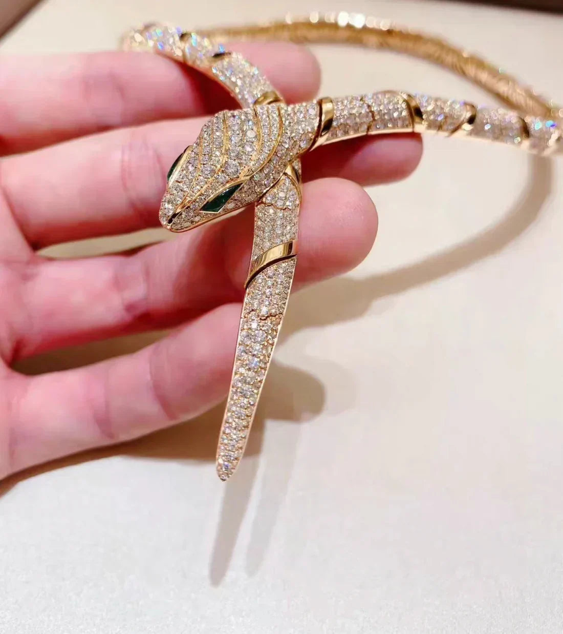 [Azure Tears]HAUTE COUTURE GOLD SERPENTI NECKLACE