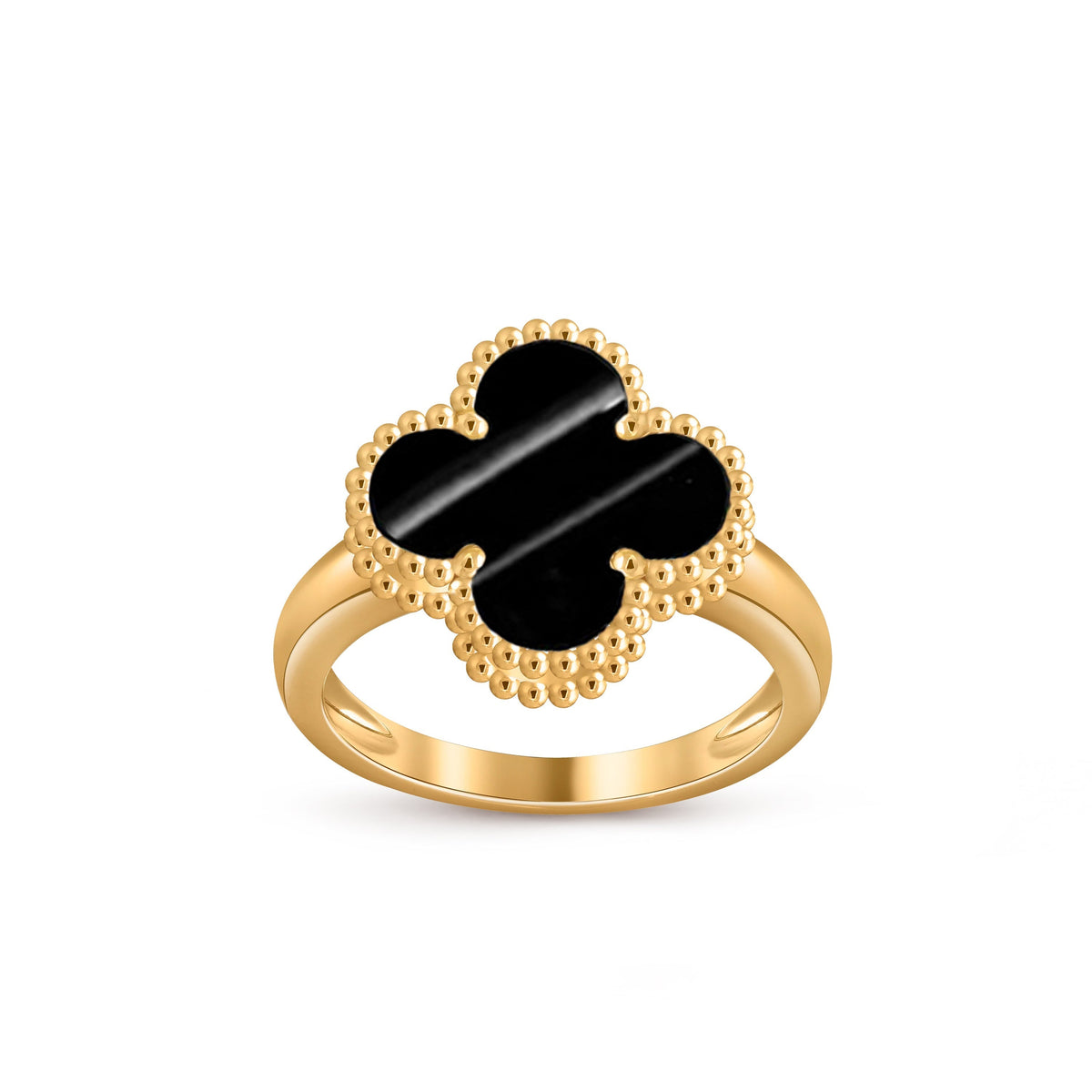 [Azure Tears]LUCKY CLOVER VINTAGE GOLD RING KOLLEKTION