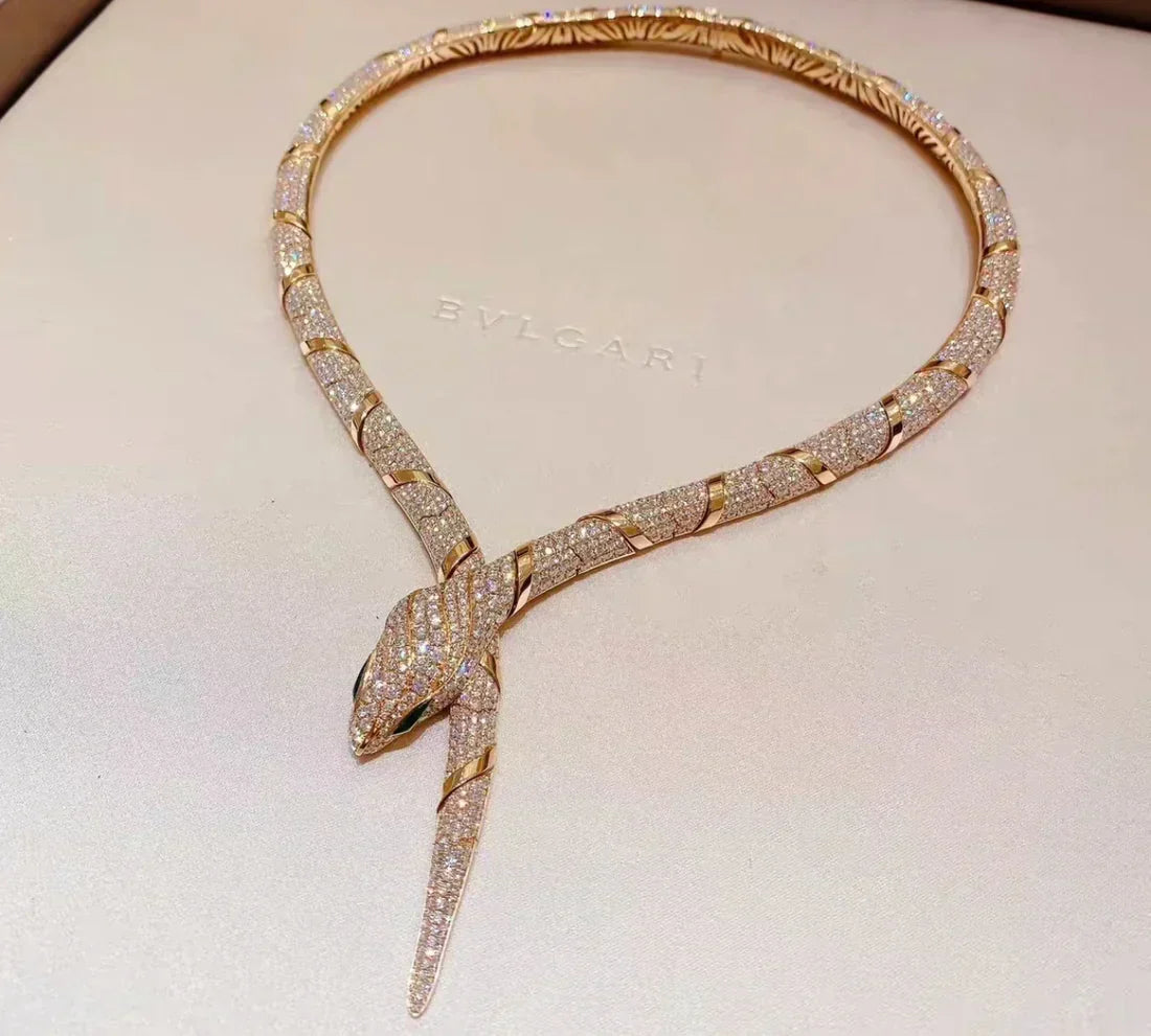 [Azure Tears]HAUTE COUTURE GOLD SERPENTI NECKLACE