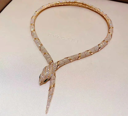 [Azure Tears]HAUTE COUTURE GOLD SERPENTI NECKLACE