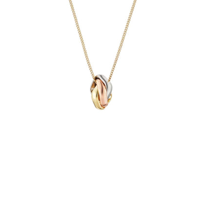 [Azure Tears]DREIFARBIGE QUADRATISCHE RINGKETTE