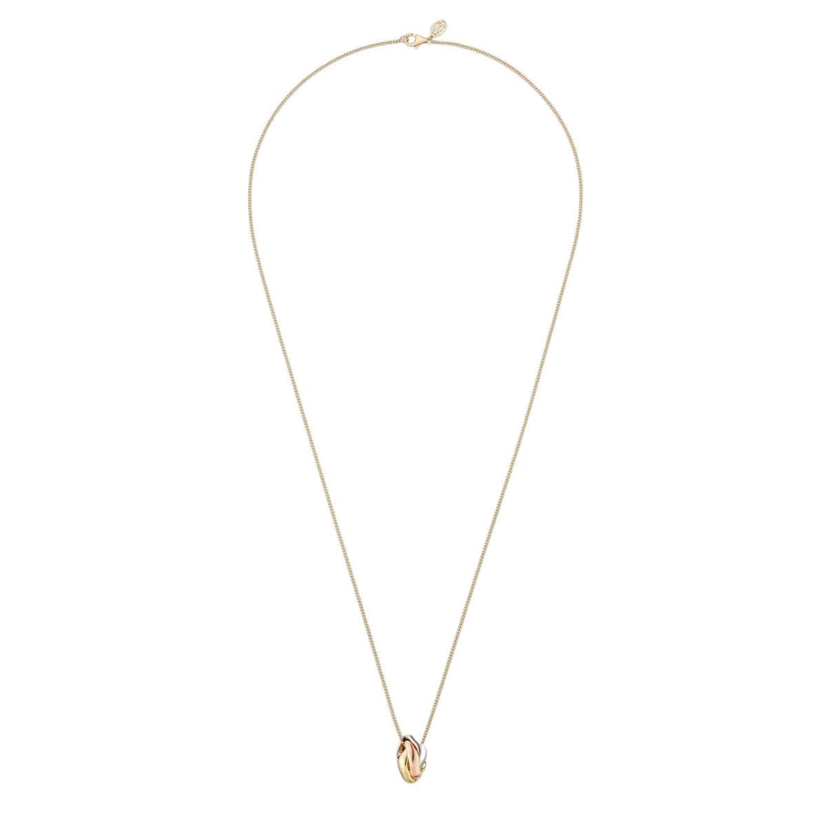 [Azure Tears]DREIFARBIGE QUADRATISCHE RINGKETTE