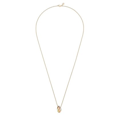 [Azure Tears]DREIFARBIGE QUADRATISCHE RINGKETTE