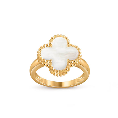 [Azure Tears]LUCKY CLOVER VINTAGE GOLD RING KOLLEKTION