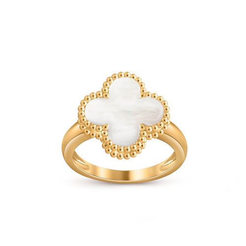 [Azure Tears]LUCKY CLOVER VINTAGE GOLD RING KOLLEKTION