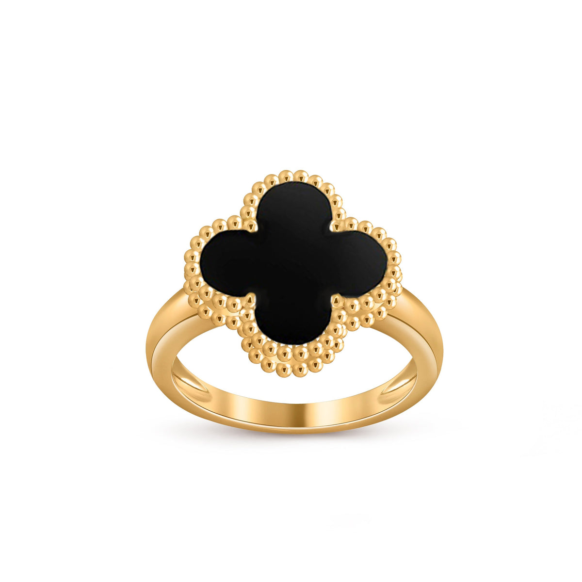 [Azure Tears]LUCKY CLOVER VINTAGE GOLD RING KOLLEKTION