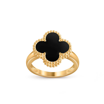 [Azure Tears]LUCKY CLOVER VINTAGE GOLD RING KOLLEKTION