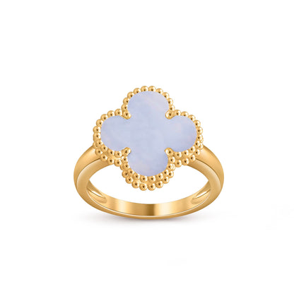 [Azure Tears]LUCKY CLOVER VINTAGE GOLD RING KOLLEKTION