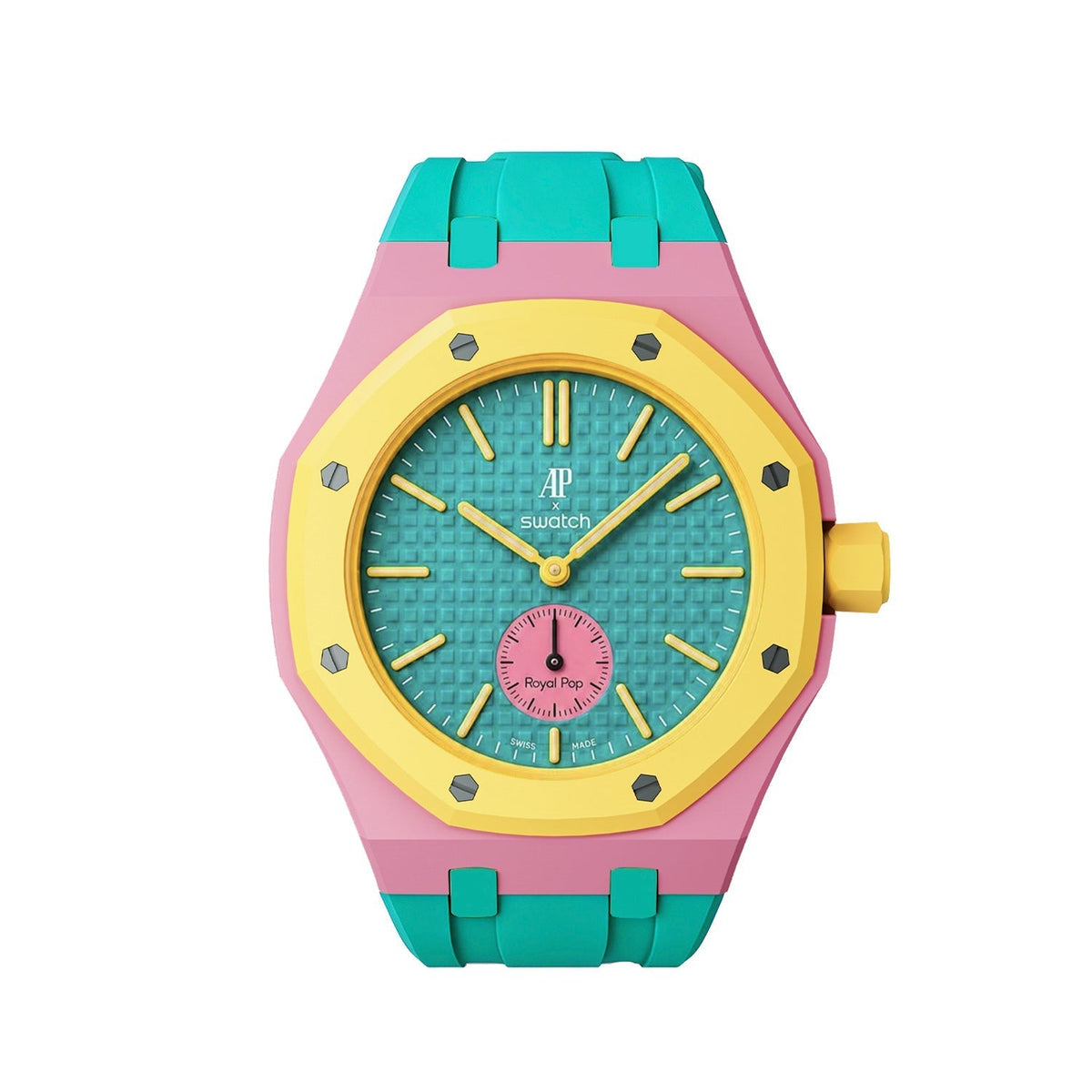 [Azure Tears]Royal Oak Pop Exclusive Bioceramic Case & Silicone Strap Mix Color