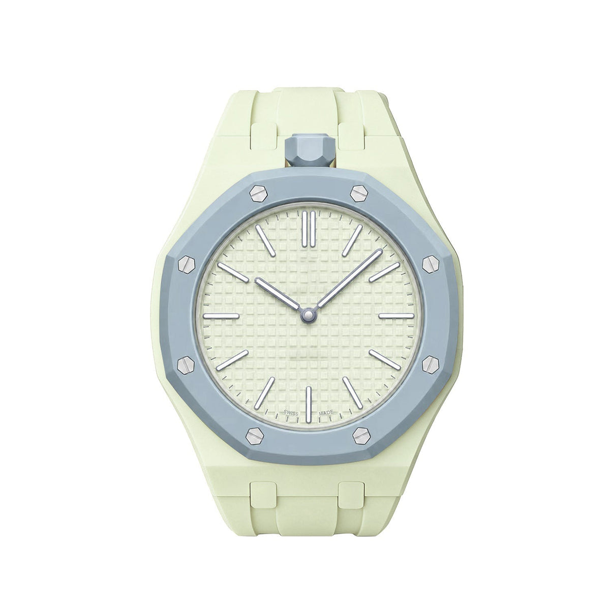 [Azure Tears]OAK POP EXCLUSIVE CREAMY YELLOW SILICONE STRAP