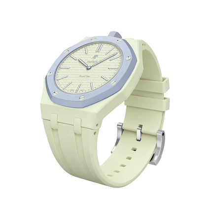 [Azure Tears]OAK POP EXCLUSIVE CREAMY YELLOW SILICONE STRAP