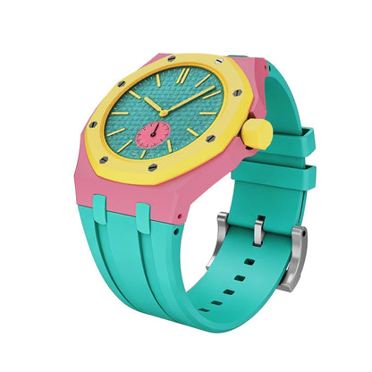 [Azure Tears]ROYAL OAK POP EXCLUSIVE BIOCERAMIC CASE & SILICONE STRAP