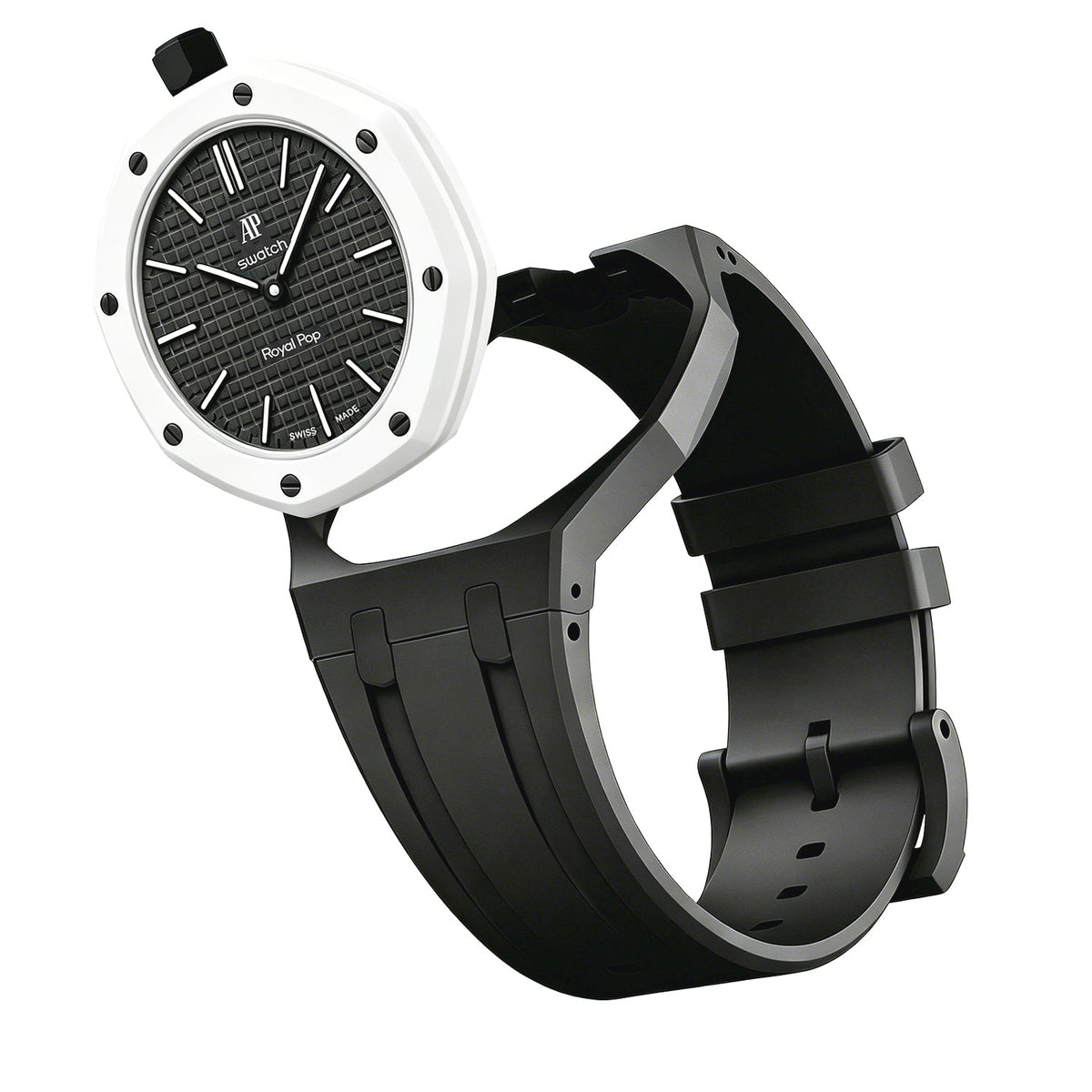 [Azure Tears]OAK POP EXCLUSIVE BLACK SILICONE STRAP