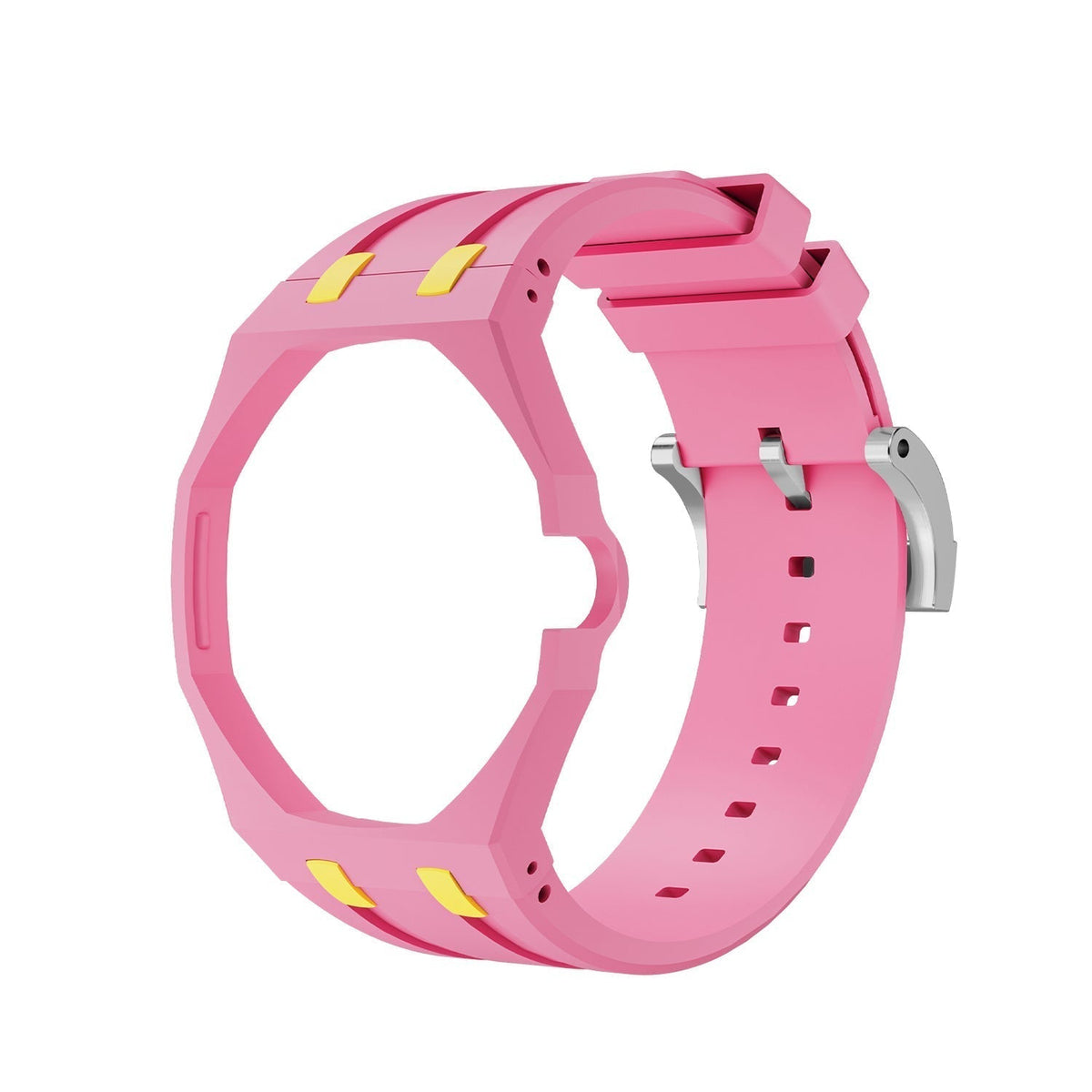 [Azure Tears]OAK POP EXCLUSIVE PINK AND YELLOW SILICONE STRAP